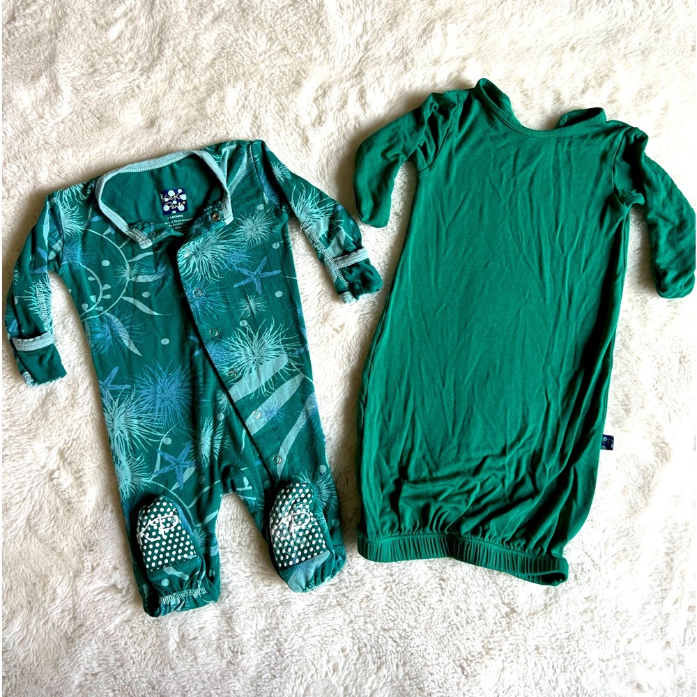 KicKee Pants Pajamas 0-3 months
